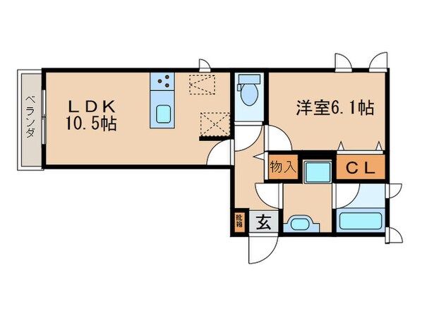 Ｌｅ ｃｉｅｌ Ⅰの物件間取画像